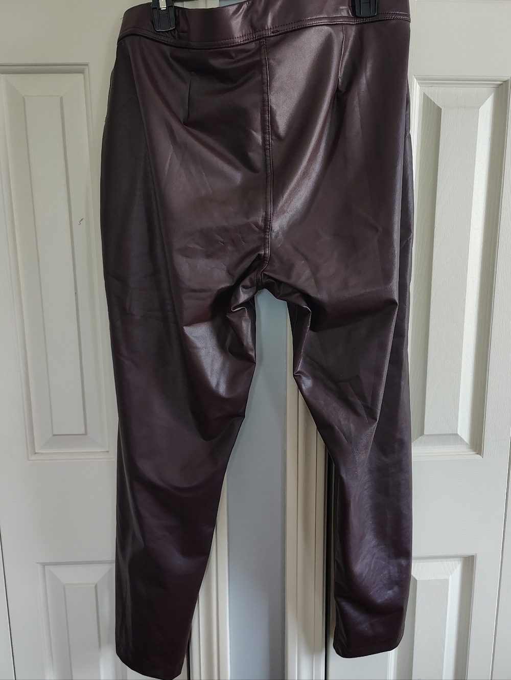 Vince Camuto Faux Leather Pants Brown XL - Picture 5 of 10